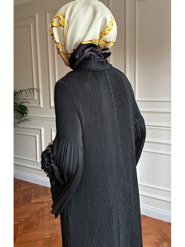 Çiçekli Akordiyon Kap