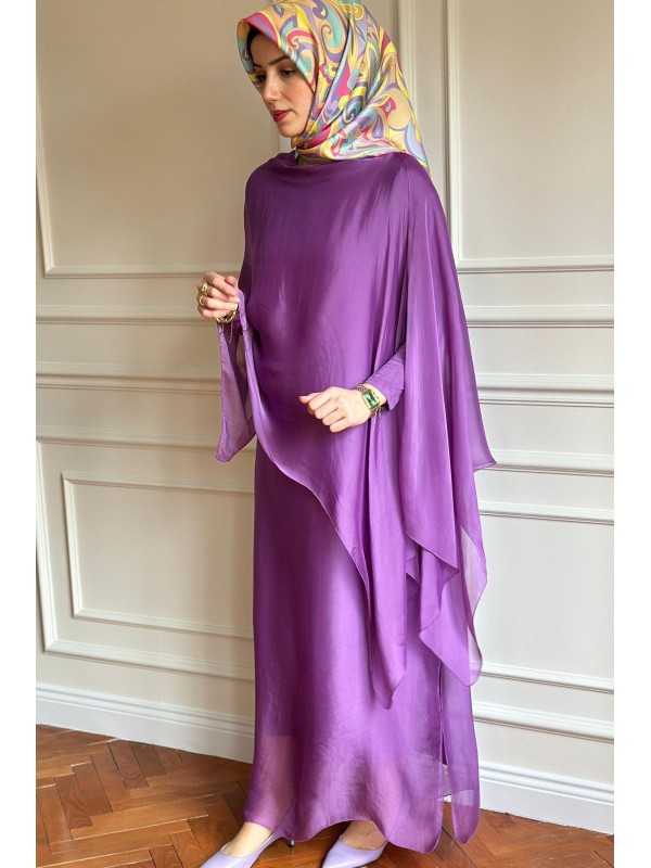 Uçuş Elbise Lila