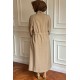 Zımba Detaylı Trençkot Bej