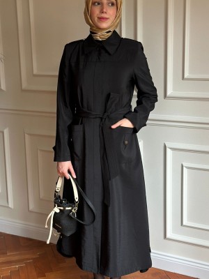 Yazlık Trençkot 851 Siyah