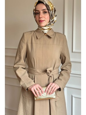 Yazlık Trençkot 851 Bej