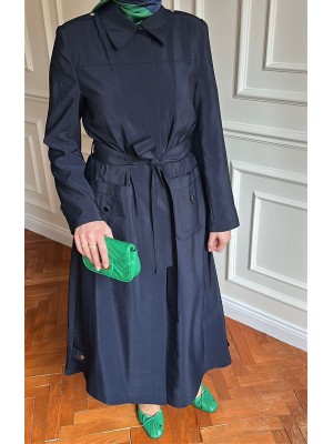 Yazlık Trençkot 851 Lacivert