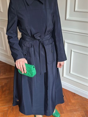 Yazlık Trençkot 851 Lacivert