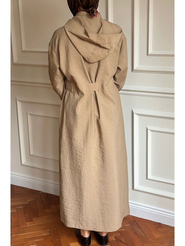 Yazlık Trençkot 886 Bej