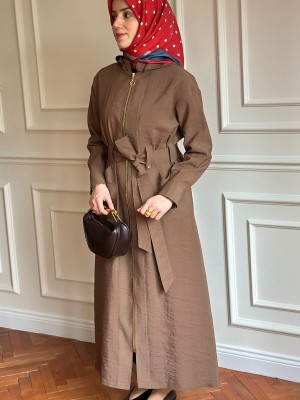 Yazlık Trençkot 886 Kahverengi