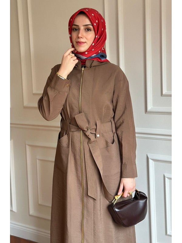 Yazlık Trençkot 886 Kahverengi