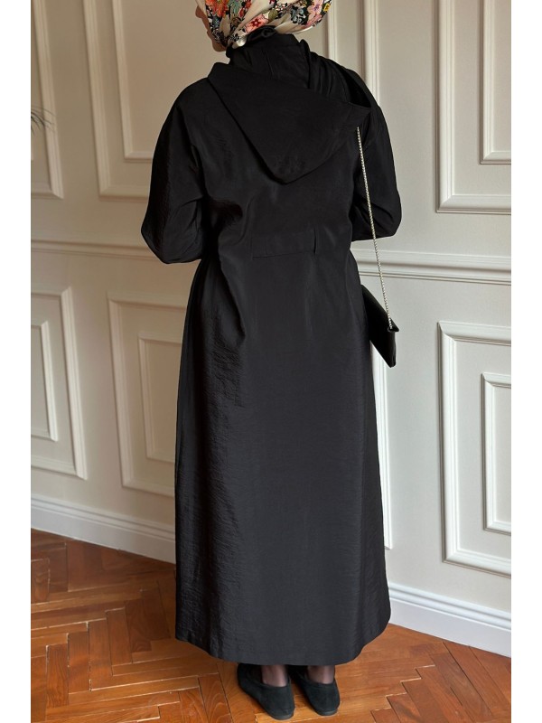 Yazlık Trençkot 886 Siyah