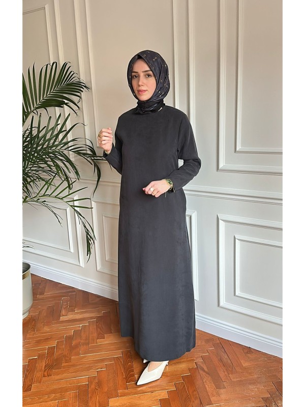 Yelekli Elbise Siyah