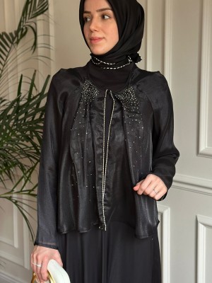 Işıltı Takım Siyah