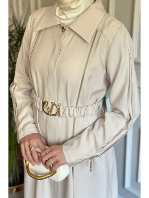 Fermuar Detaylı Kap 1637 Taş