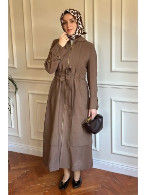 Yazlık Trençkot 852 Kahverengi