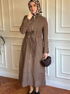 Yazlık Trençkot 852 Kahverengi