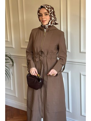 Yazlık Trençkot 852 Kahverengi