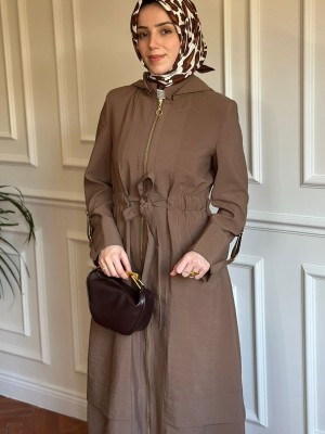 Yazlık Trençkot 852 Kahverengi