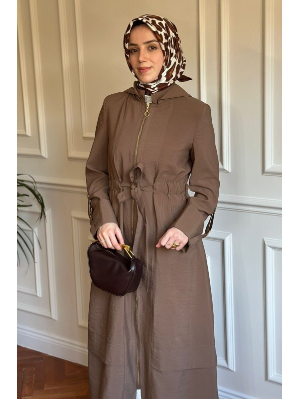 Yazlık Trençkot 852 Kahverengi