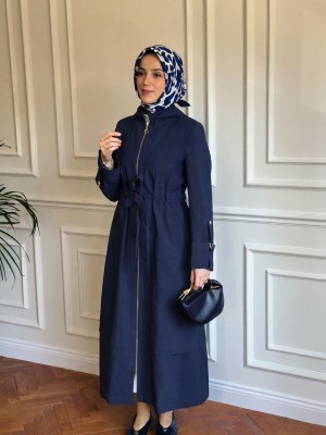 Yazlık Trençkot 852 Lacivert