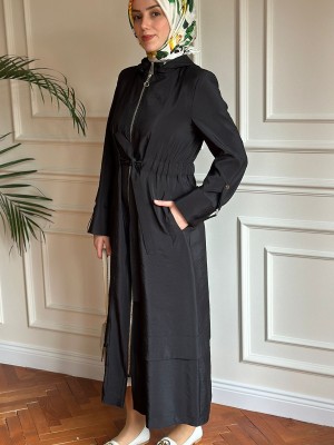 Yazlık Trençkot 852 Siyah