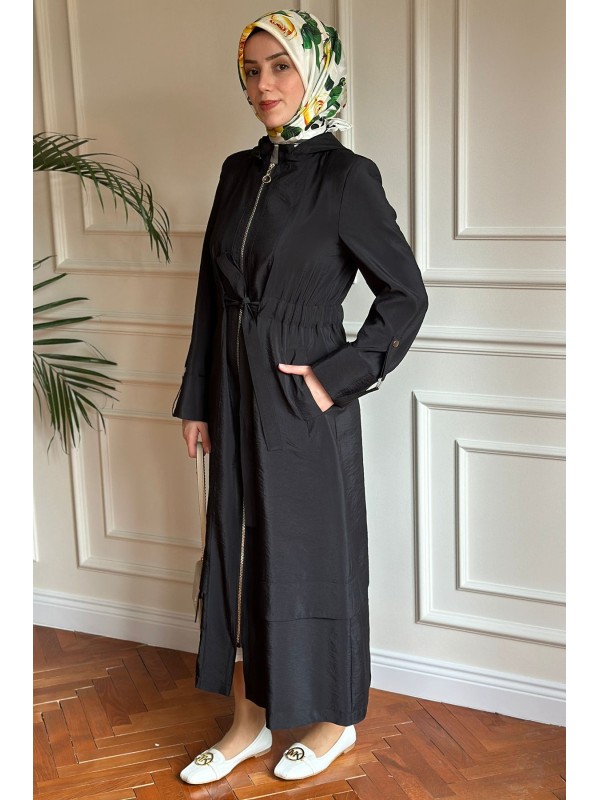 Yazlık Trençkot 852 Siyah