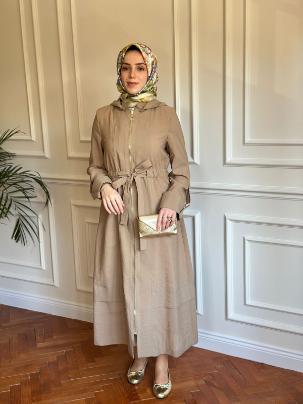 Yazlık Trençkot 852 Bej