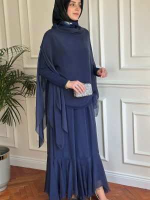 Lacivert Etekli Takım