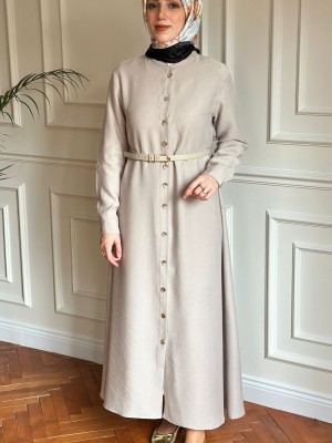 Tensel Düğmeli Kap Taş