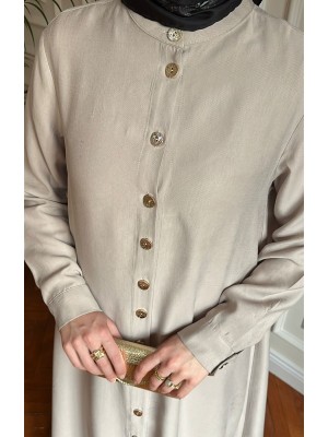 Tensel Düğmeli Kap Taş