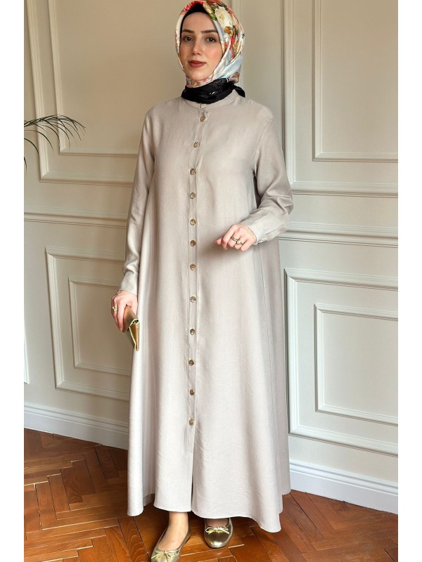 Tensel Düğmeli Kap Taş