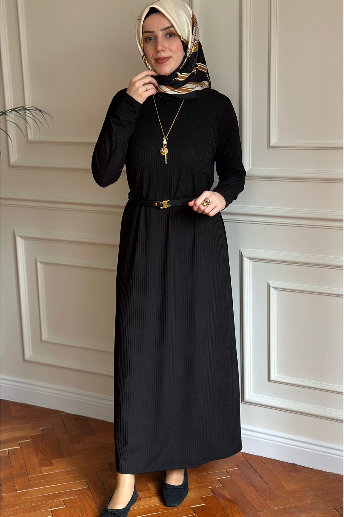 Basic Elbise Siyah