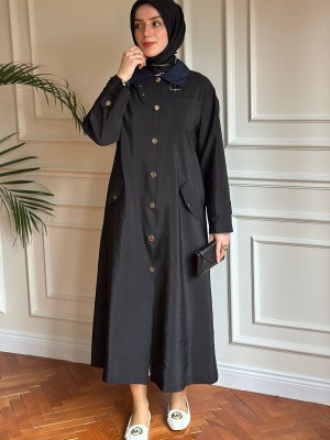 Yazlık Trençkot 903 Siyah