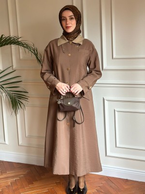 Yazlık Trençkot 903 Kahverengi