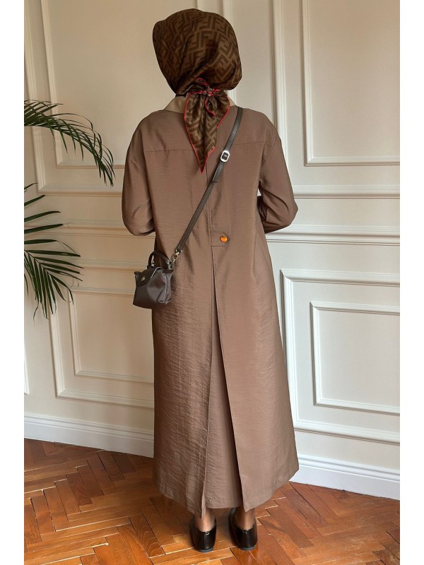 Yazlık Trençkot 903 Kahverengi