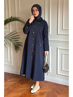 Yazlık Trençkot 903 Lacivert