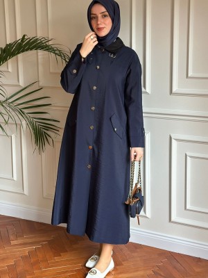 Yazlık Trençkot 903 Lacivert