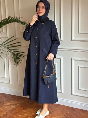 Yazlık Trençkot 903 Lacivert