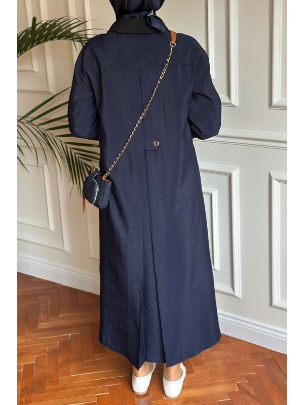 Yazlık Trençkot 903 Lacivert