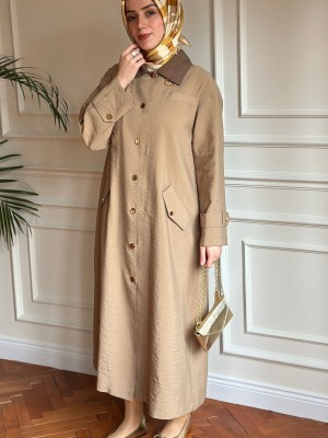 Yazlık Trençkot 903 Bej