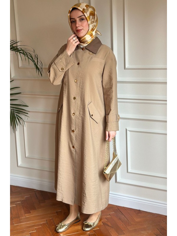 Yazlık Trençkot 903 Bej