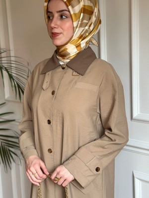 Yazlık Trençkot 903 Bej