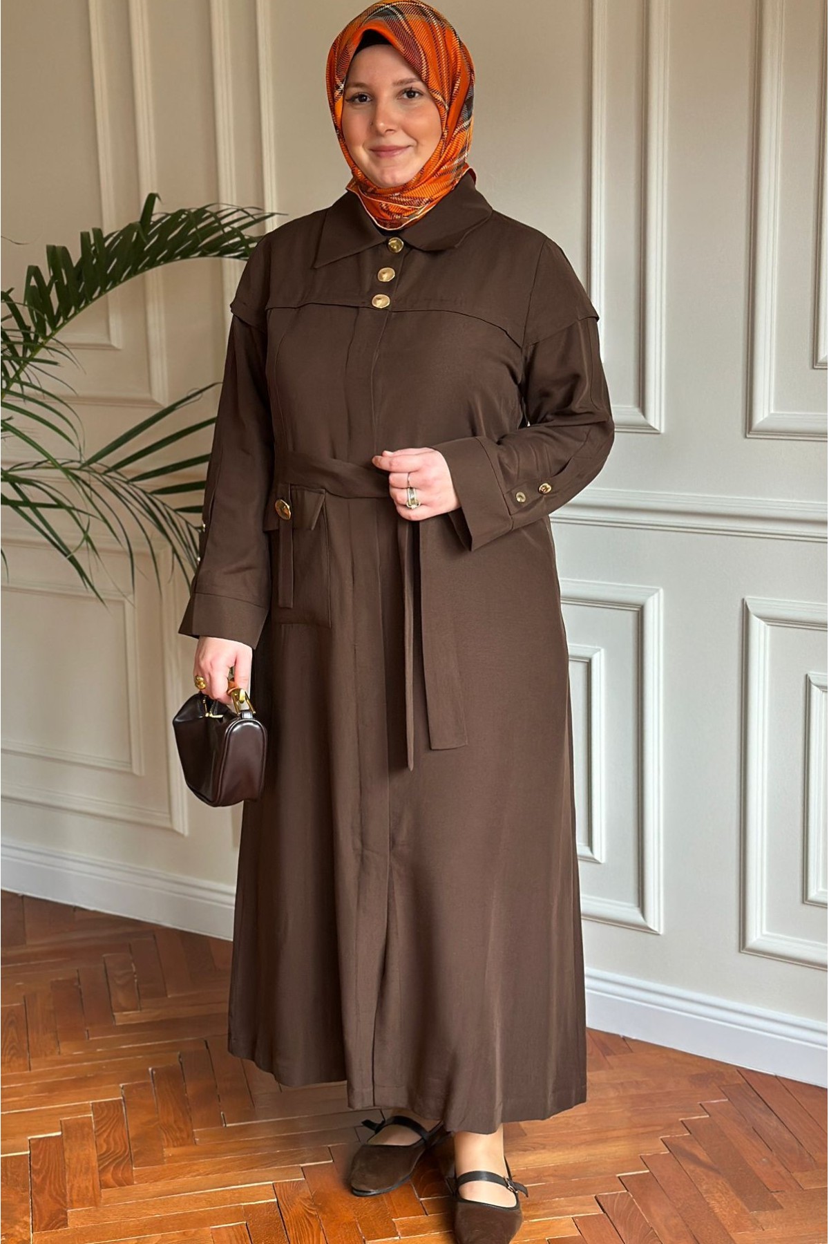 Yeni Sezon Kap 1644 Kahverengi