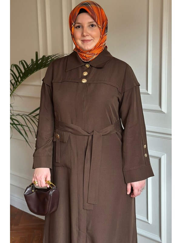 Yeni Sezon Kap 1644 Kahverengi