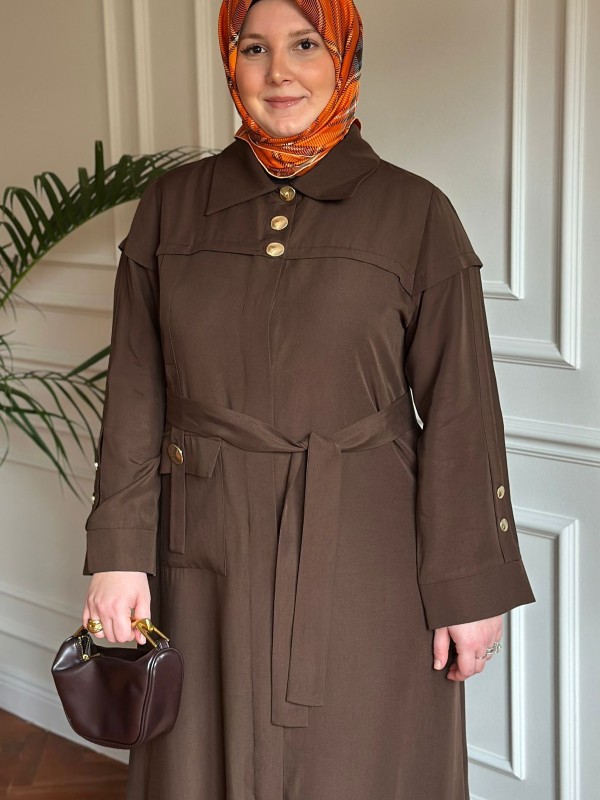 Yeni Sezon Kap 1644 Kahverengi