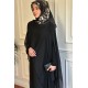 İpek Elbise Siyah