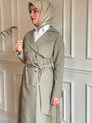 Yazlık Trençkot 877 Mint