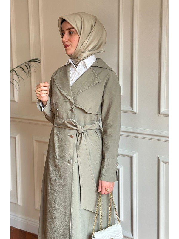 Yazlık Trençkot 877 Mint