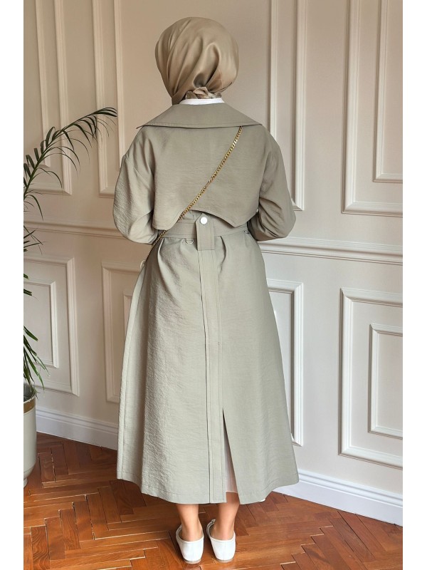 Yazlık Trençkot 877 Mint