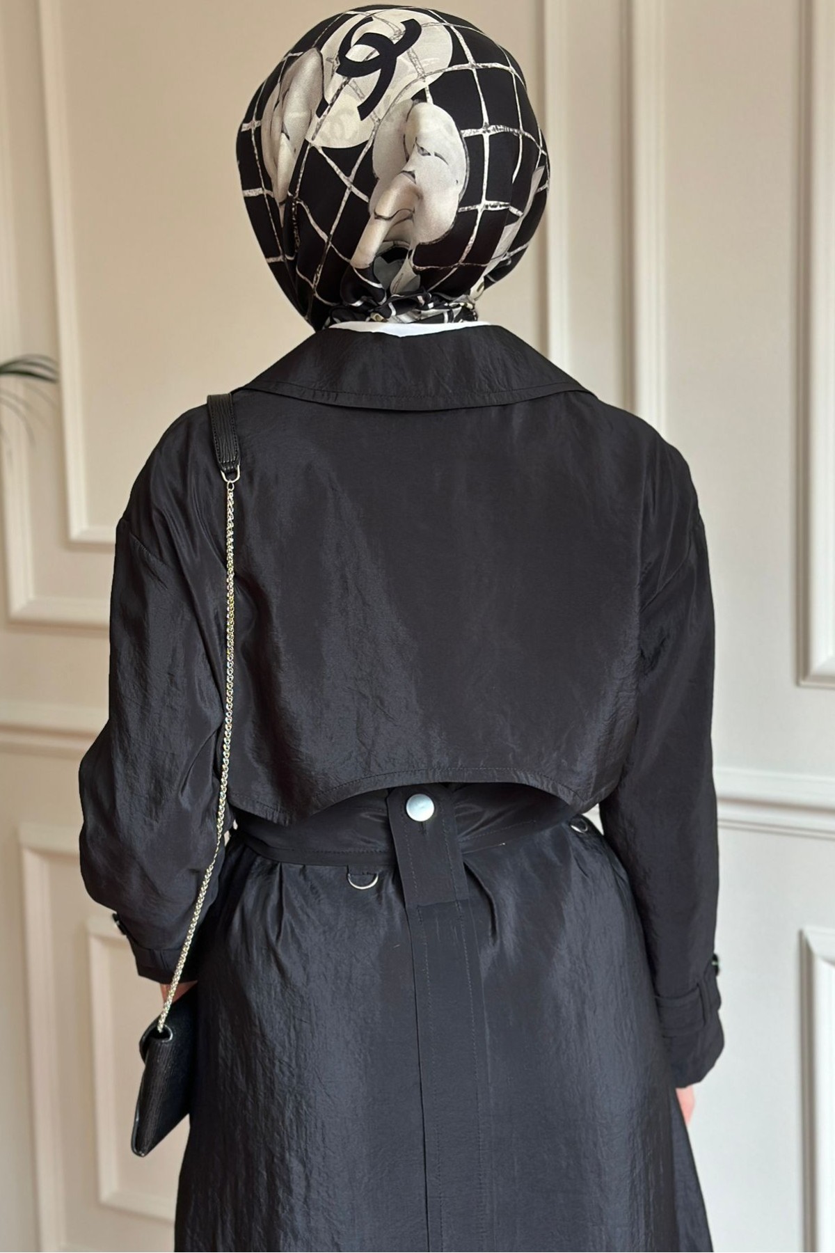 Yazlık Trençkot 877 Siyah