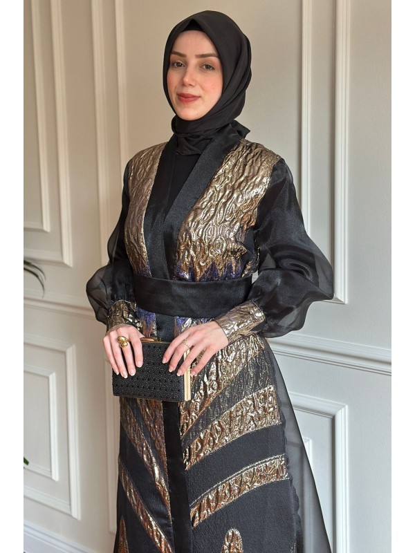 Abaya Takım Siyah