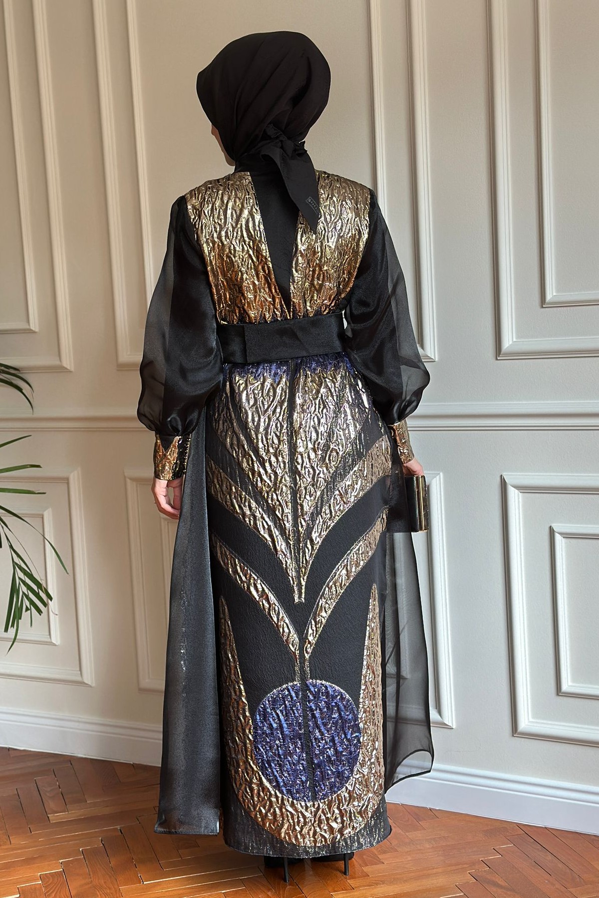 Abaya Takım Siyah