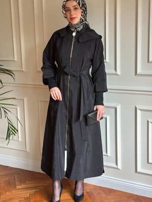 Yazlık Trençkot 856 Siyah