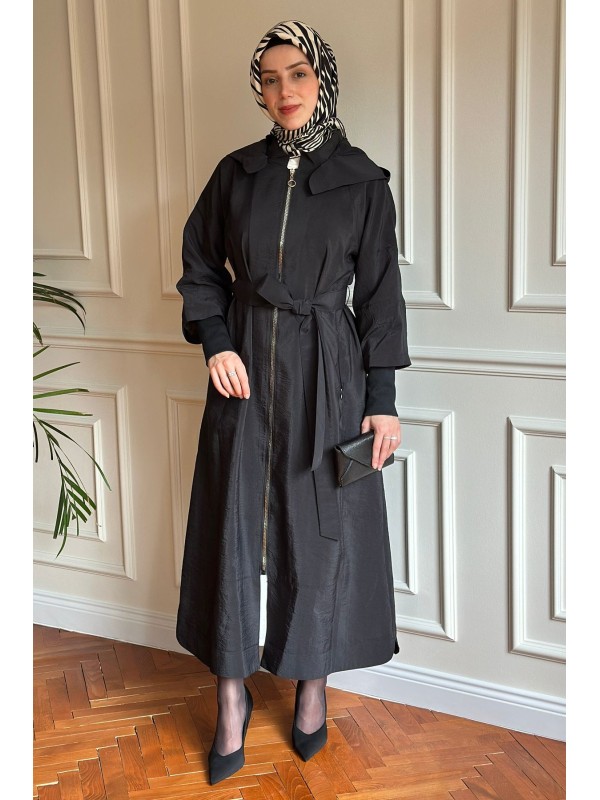 Yazlık Trençkot 856 Siyah